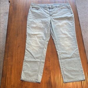 Classic Blue Straight Leg Jeans with Smooth Denim